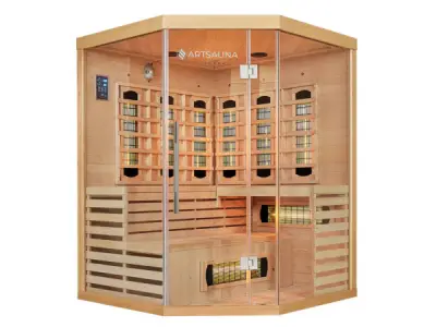 Infraroodcabine Kiruna - 150x150-200cm - Dubbele technologie – kavel bij XL Auctions