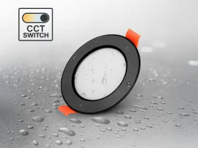 100x 4.9W CCT 3 kleur Inbouwspot watredicht zwart – kavel bij XL Auctions