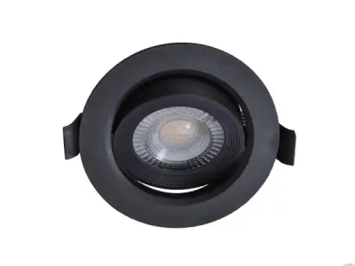 100x 4.9W SMD LED Inbouwspot 6000K zwart met lens – kavel bij XL Auctions