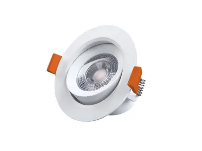 50x 4.9W SMD LED Inbouwspot 3000K mat wit met lens – kavel bij XL Auctions
