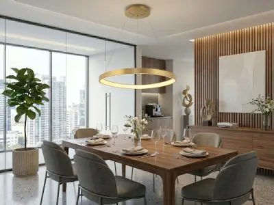 Hanglamp Goud 62cm 50W LED CCT 3 Kleur & 3 Stappen Dimmen – kavel bij XL Auctions