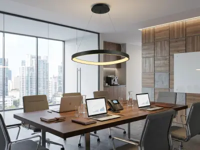Hanglamp Zwart 62cm 50W LED CCT 3 Kleur & 3 Stappen Dimmen – kavel bij XL Auctions