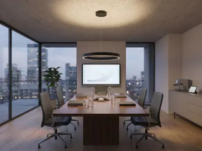 Hanglamp Zwart 60cm 40W LED CCT 3 Kleur & 3 Stappen Dimmen – kavel bij XL Auctions