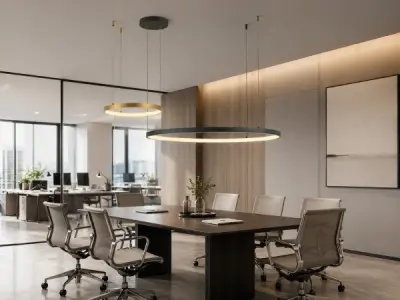 Hanglamp Zand Zwart en Goud 80cm&40cm Duo Ring 50W LED CCT 3 – kavel bij XL Auctions