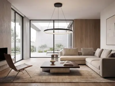 Hanglamp Zand Zwart 60cm 28W LED CCT 3 Kleur & 3 Stappen Dim – kavel bij XL Auctions