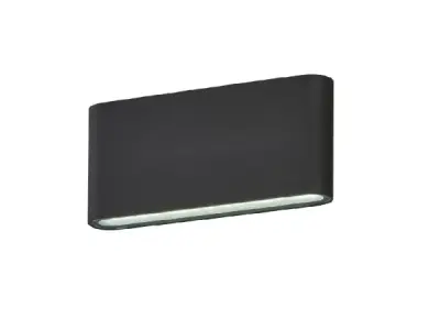 20x 12W LED Wandlamp duo licht zwart warm wit waterdicht 17.5cm – kavel bij XL Auctions