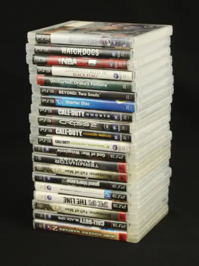 Lot van 20 PlayStation 3-games – kavel bij De Kringwinkel, Antwerpen