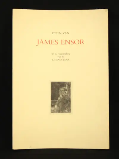 Etsen van James Ensor uit de collectie van de Kredietbank – kavel bij De Kringwinkel, Antwerpen