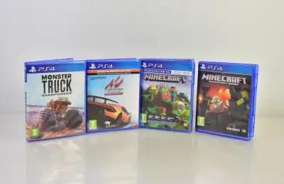 Lot van 4 Sony PlayStation 4-games – kavel bij De Kringwinkel, Turnhout
