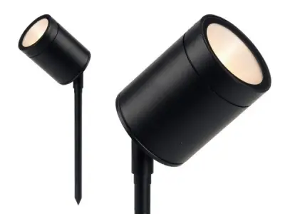 10x Prikspot tuinlamp GU10 fitting zand zwart draaibaar IP44 – kavel bij XL Auctions
