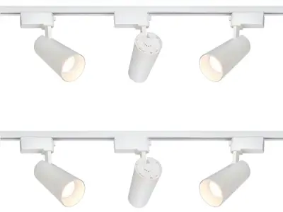 2 meter PRO Set Railverlichting met 6 st 18W 4000K Railspot – kavel bij XL Auctions