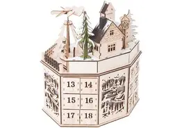 Small Foot - Houten Adventskalender Kerst Landschap – kavel bij Desvo Veilingen, Brugge Kerstveiling