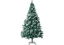 JOFONY Gevlokte kerstboom (180 x 79 cm) – kavel bij Desvo Veilingen, Brugge Kerstveiling