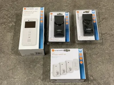Smartwares intercomuitbreiding & draadloze schakelaars – kavel bij XL Auctions
