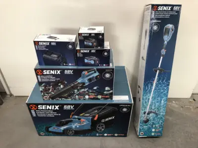 Senix accu tuinonderhoudsset 6-delig – kavel bij XL Auctions
