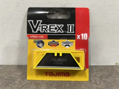 10x Tajima trapeziummessen 60mm 10-pack V-REX – kavel bij XL Auctions