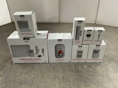 Elro alarmsysteem met accessoires set 8-delig – kavel bij XL Auctions