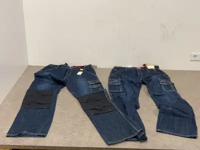 Brams Paris werkbroek maat 36-36 set 2-delig donkerblauw – kavel bij XL Auctions