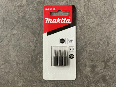 20x Makita schroefbit 3-pack B-23519 SL4x25 mm – kavel bij XL Auctions
