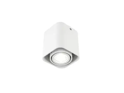 6x GU10 Design Opbouwspot Armatuur 10cm wit kantelbaar – kavel bij XL Auctions