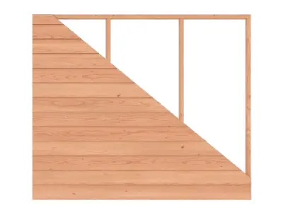 Douglas Zweeds Rabat Wand voor Overkapping – 240×221cm – kavel bij XL Auctions