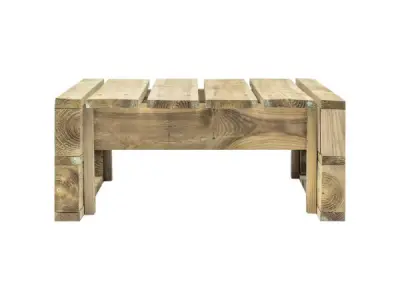Tuinhocker van grenenhout 60x60x25cm – kavel bij XL Auctions