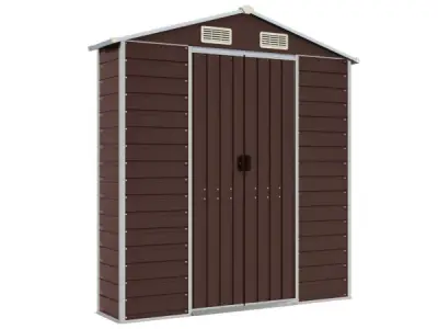 VidaXL metalen muurkast bruin 40x191x198cm – kavel bij XL Auctions