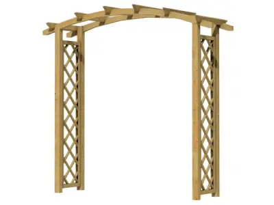 Woodvision Grenen rozenboog - 285x230x45cm – kavel bij XL Auctions