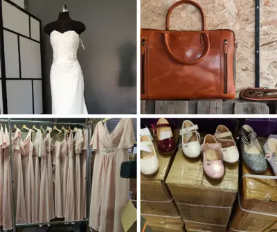 Bruidskleding, feestkleding en modeaccessoires – veiling bij Auctim
