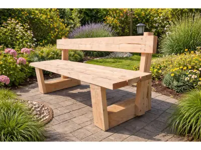 Douglas vrijstaande tuinbank - 250x70x83 cm – kavel bij XL Auctions