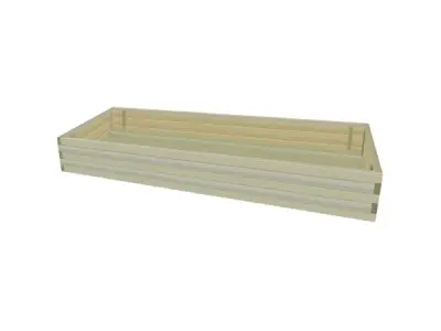 Plantenbak grenenhout 197x100x28cm – kavel bij XL Auctions