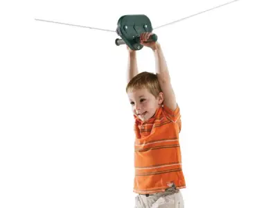 KBT Kinderkabelbaan met schotelschommel - 30m – kavel bij XL Auctions