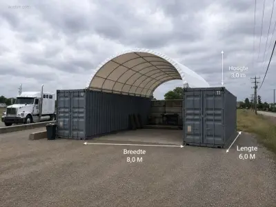 RTE - 2026 - 7406 - Opslagtent 8000x6000x3000mm – kavel bij Auctim, Aartselaar