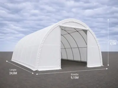 RTE - 2026 - 8104 - Opslagtent 24000x9150x4500mm – kavel bij Auctim, Aartselaar