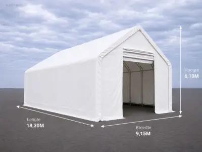 RTE - 2026 - 8109 - Opslagtent 18300x9150x6100mm – kavel bij Auctim, Aartselaar