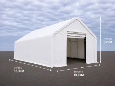 RTE - 2026 - 8110 - Opslagtent 18300x10000x5200mm – kavel bij Auctim, Aartselaar