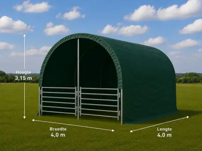 RTE - 8111 - Dierenverblijf / cattle tent – kavel bij Auctim, Aartselaar