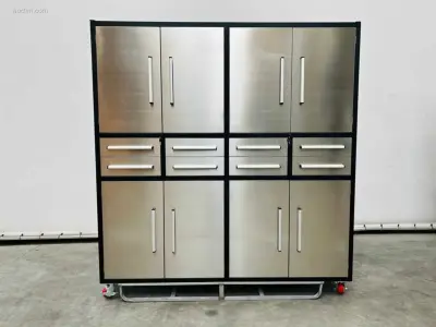 RTE - 8121 - werkplaats wandkast 2200x520x2200mm – kavel bij Auctim, Aartselaar