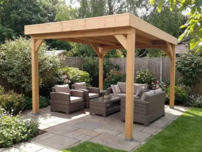 Douglas overkapping 300x300cm – kavel bij XL Auctions