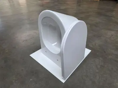 Outlet - Design Hangtoilet Tornado wit - Gesloten – kavel bij Auctim, Bornem