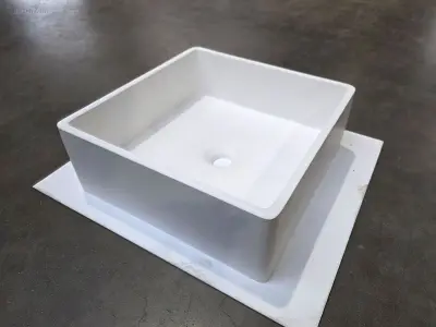 Outlet Opbouw waskom - Vierkant Bagno Group – kavel bij Auctim, Bornem