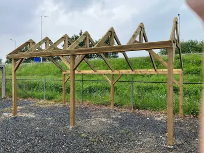 Kapschuur constructie 900x300x322cm – kavel bij XL Auctions