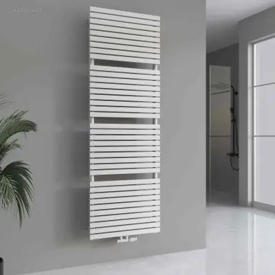 H1800xB600 Mat wit handdoekradiator Verezzo Bagno – kavel bij Auctim, Bornem