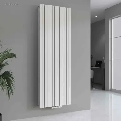 H1800xB500 Dubbele design radiator Vero mat wit – kavel bij Auctim, Bornem
