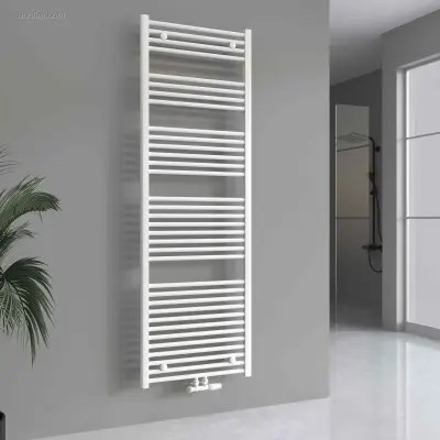 H1800xB600 Handdoekradiator Mat wit - Linteo – kavel bij Auctim, Bornem