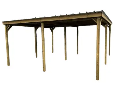 Vrijstaande carport 750x520x247cm – kavel bij XL Auctions