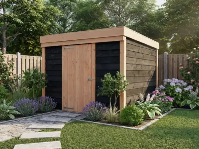 Tuinberging met lessenaarsdak 300x300x247 cm – kavel bij XL Auctions