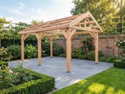 Frameconstructie klassiek zadeldak 805x410x340 cm – kavel bij XL Auctions