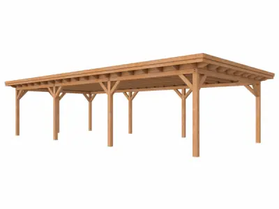 Douglas overkapping 400x1000x253cm – kavel bij XL Auctions