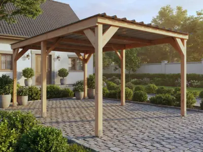 Douglas overkapping 490x410x210 cm – kavel bij XL Auctions